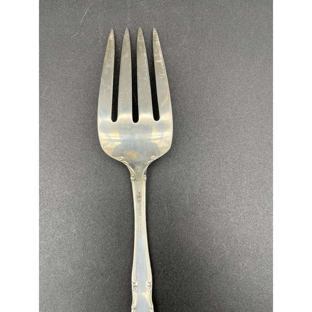 Sterling Silver Andante Cold Meat Serving Fork By Gorham Silver